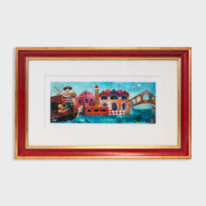 "In gondola con te"- Grafica d'autore