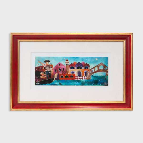 "In gondola con te"- Grafica d'autore