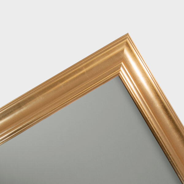 Specchiera con cornice dorata lucida - immagine 4