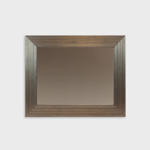 Specchiera argento con stile minimal