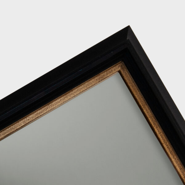 Specchiera con cornice nera opaca - immagine 4