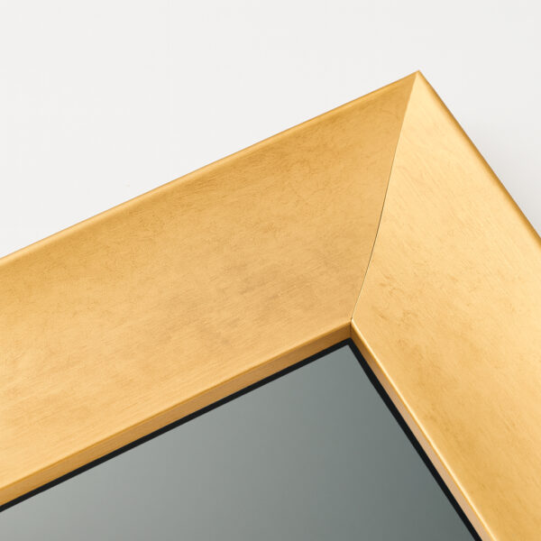 Specchiera con cornice oro satinato - immagine 4
