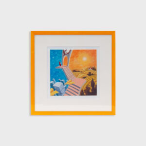 Il Fabbricante di Mondi – Grafica d’Autore in Cornice moderna (vers.3)